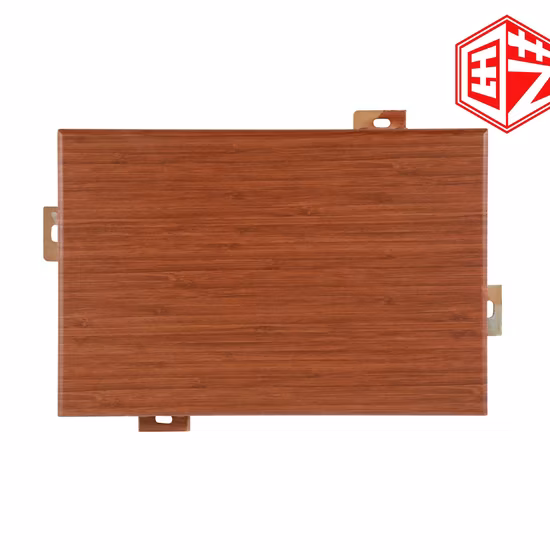 Aluminum Building Material Facade Wood Wall Cladding Metal Perforated Curtain System Composite Wall Panel